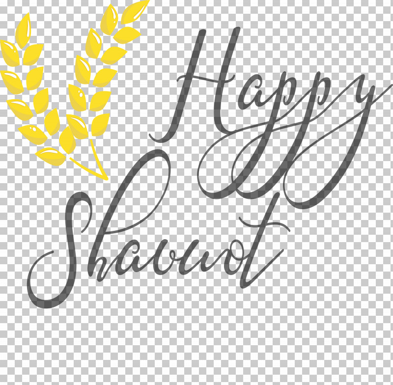 Text Font Yellow Calligraphy Leaf PNG, Clipart, Calligraphy, Happy Shavuot, Leaf, Line, Logo Free PNG Download