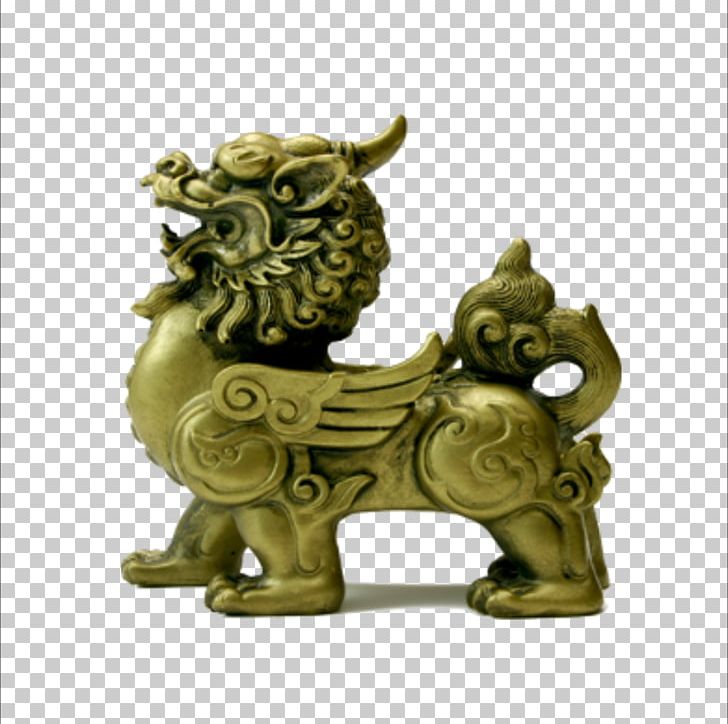 Chinese Guardian Lions Feng Shui Talisman Qilin PNG, Clipart, Animal, Animals, Biological, Brass, Bronze Free PNG Download