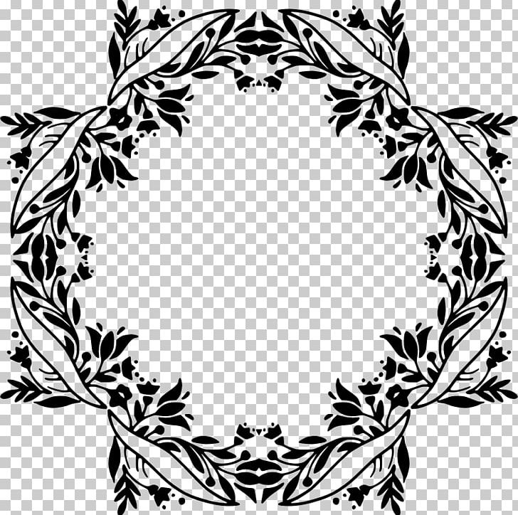 Floral Design Icon Design PNG, Clipart, Art, Artwork, Black And White, Branch, Circle Free PNG Download