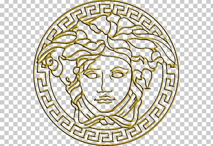 Gianni Versace Logo Italian Fashion Perfume PNG, Clipart, Area, Art ...