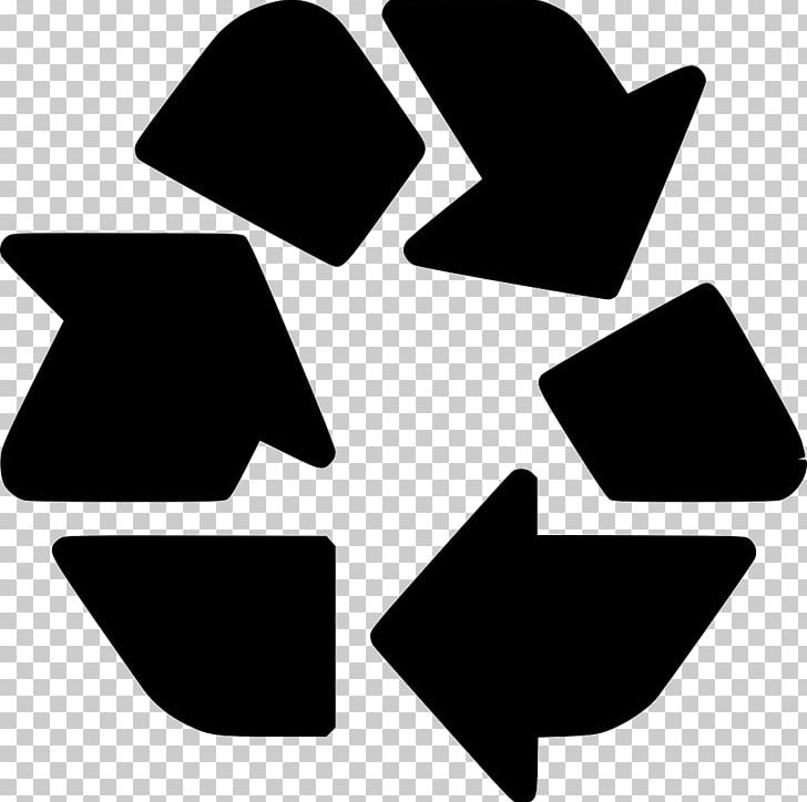 Recycling Symbol Recycling Bin Computer Icons Waste PNG, Clipart, Angle, Black, Black And White, Browns Mill Recycling, Line Free PNG Download