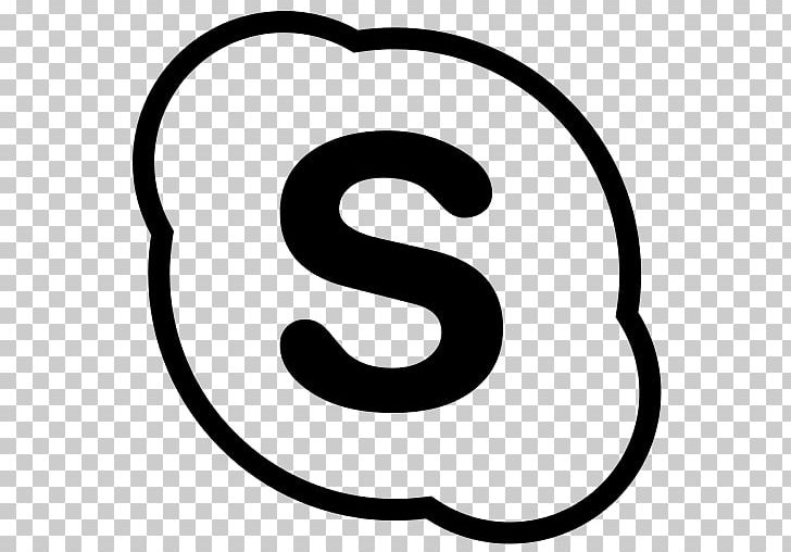 Skype Computer Icons Logo PNG, Clipart, Area, Black And White, Circle, Computer Icons, Download Free PNG Download