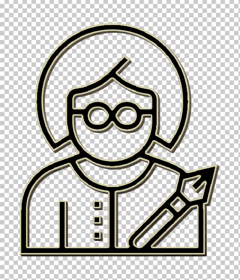 Writer Icon Jobs And Occupations Icon PNG, Clipart, Blackandwhite, Cartoon, Coloring Book, Jobs And Occupations Icon, Line Art Free PNG Download