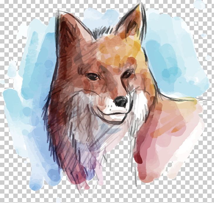 Gray Wolf Watercolor Painting Euclidean Animal PNG, Clipart, Animals, Art, Breastfeeding, Carnivoran, Cartoon Free PNG Download