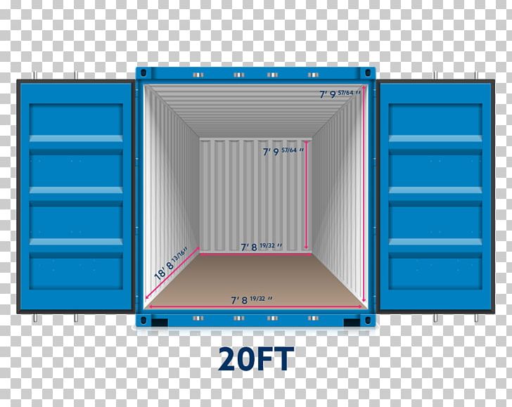 Intermodal Container Shipping Container Architecture Twenty-foot Equivalent Unit Freight Transport PNG, Clipart, Blue, Cargo, Dimension, Foot, Freight Forwarding Agency Free PNG Download