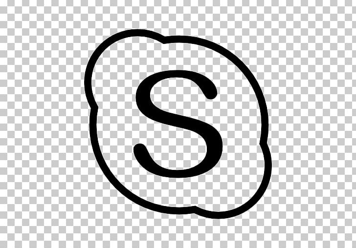 Skype Computer Icons Symbol PNG, Clipart, Area, Black, Black And White, Circle, Computer Icons Free PNG Download