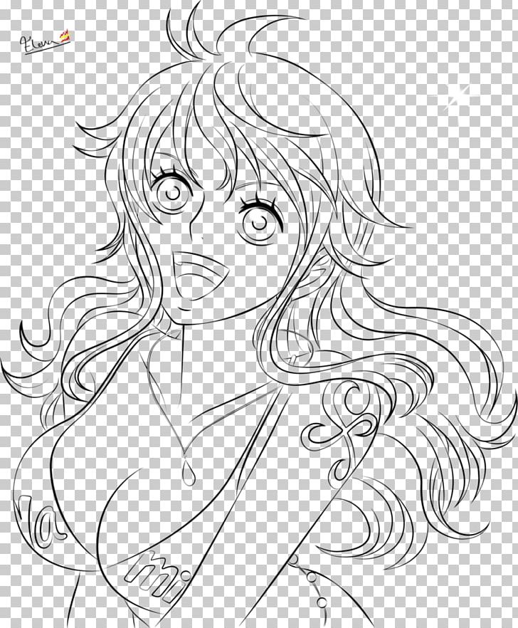 Nami Line Art Drawing Sketch Png Clipart Anime One Piece Arm Art Artwork Black Free Png