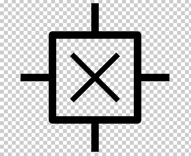 Hall Effect Sensor Electronic Symbol PNG, Clipart, Angle, Area, Black, Black And White, Electrical Network Free PNG Download