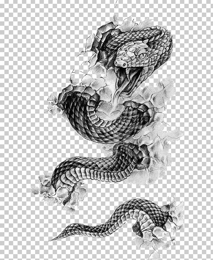 black mamba snake hand tattooTikTok Search