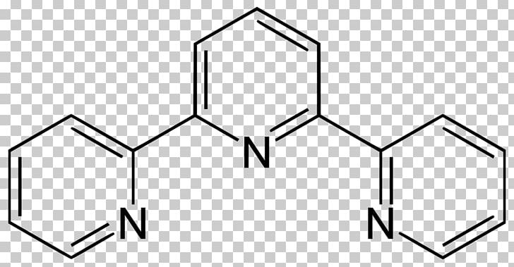Terpyridine Ligand Coordination Complex Chemistry PNG, Clipart, Angle, Area, Atom, Black, Black And White Free PNG Download