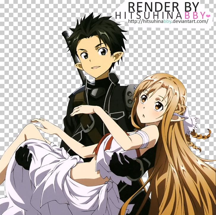 Asuna Kirito Sword Art Online Tomatsu Haruka Best Selection Sunshine Anime PNG, Clipart, Ayahi Takagaki, Black Hair, Cartoon, Drama, Fiction Free PNG Download