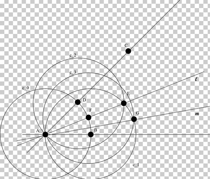 Angle Trisection Circle Point Compass-and-straightedge Construction PNG, Clipart, Angle, Arc, Area, Bisection, Black And White Free PNG Download