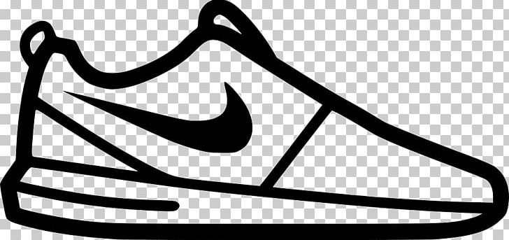 Nike Computer Icons PNG, Clipart, Adidas, Area, Black And White, Computer Icons, Encapsulated Postscript Free PNG Download