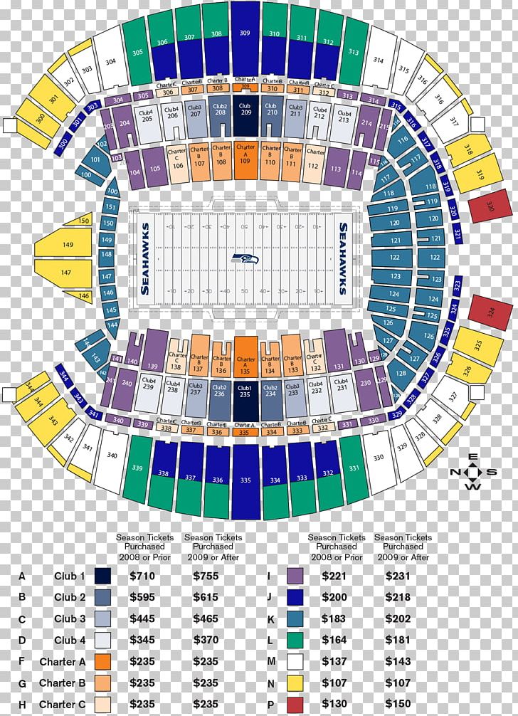 Seattle Seahawks Seating Chart 3d