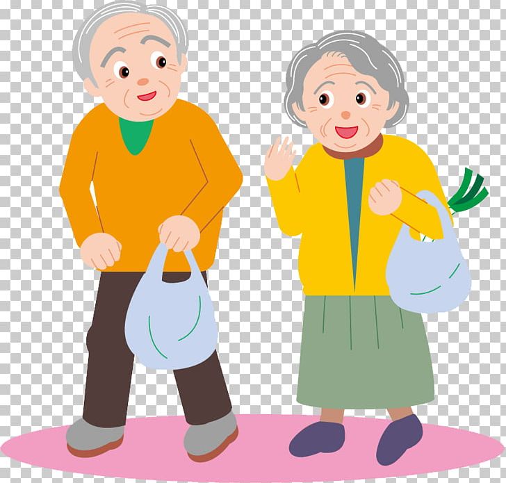 Couple Old Age Drawing Cartoon PNG, Clipart, 2 People, Boy, Cartoon Elderly,  Child, Couple Free PNG