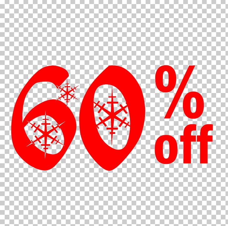Snow Christmas Sale 60% Off Discount Tag. PNG, Clipart, Area, Bigbox Store, Brand, Circle, Coupon Free PNG Download