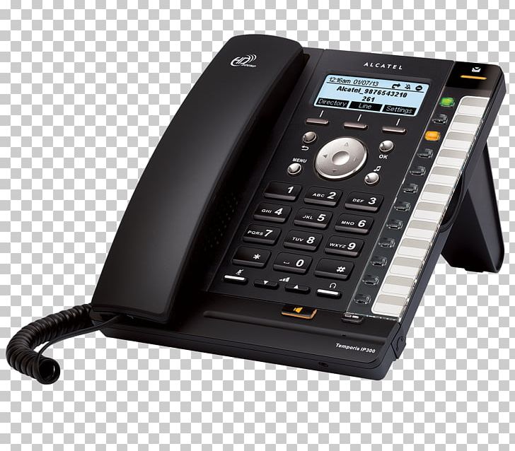 Alcatel Mobile VoIP Phone Telephone Digital Enhanced Cordless Telecommunications Voice Over IP PNG, Clipart, Alc, Alcatel, Answering Machine, Business Telephone System, Caller Id Free PNG Download