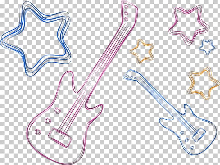 Electric Guitar Pentagram PNG, Clipart, Angle, Hand, Handpainted Flowers, Happy Birthday Vector Images, Illustrator Free PNG Download