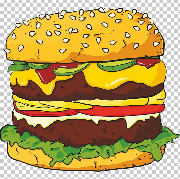 Hamburger Junk Food Cheeseburger Burger King French Fries PNG, Clipart, Big Mac, Breakfast Sandwich, Burger, Burger King, Cartoon Free PNG Download