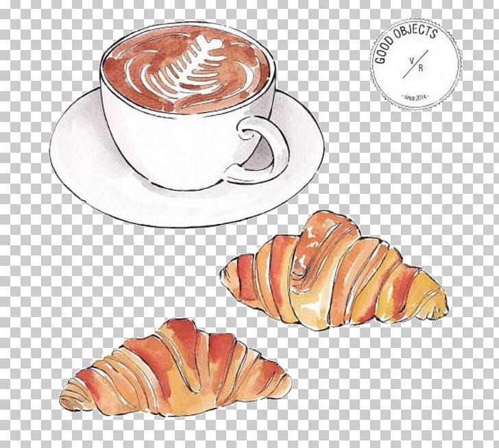 Croissant Coffee Breakfast Brunch Idea PNG, Clipart, Being, Bread, Chalk Art Croissant, Coffee Cup, Coffee Tea Croissant Free PNG Download