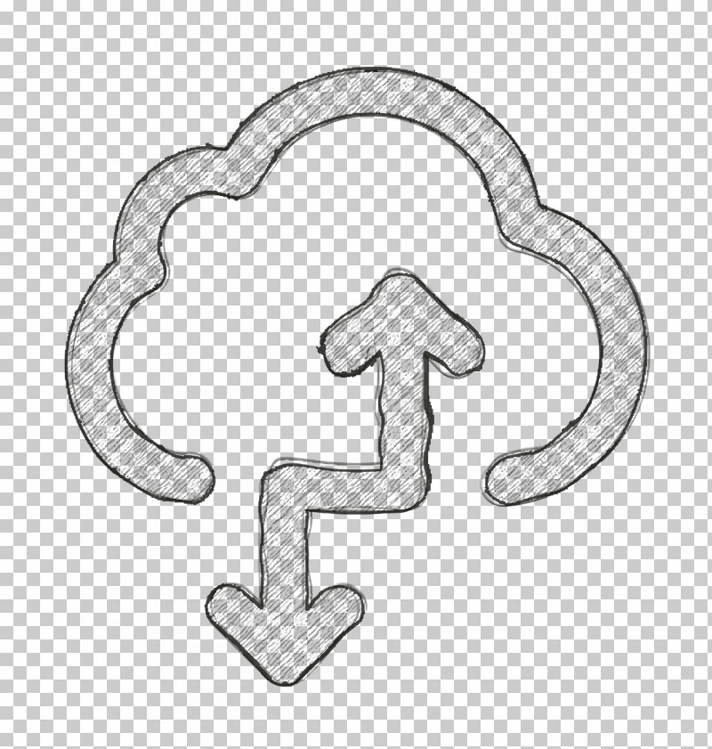 Creative Outlines Icon Cloud Computing Icon Transfer Icon PNG, Clipart, Black, Black And White, Cloud Computing Icon, Creative Outlines Icon, Jewellery Free PNG Download