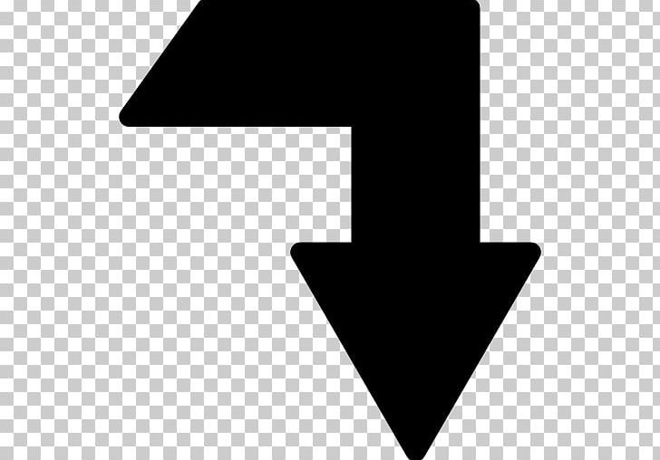 Right Angle Arrow Computer Icons PNG, Clipart, Angle, Arrow, Black, Black And White, Broken Arrow Free PNG Download