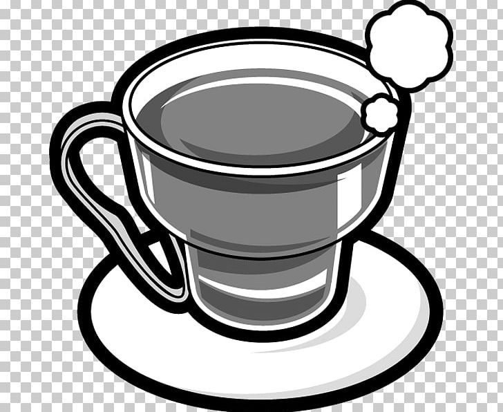 Coffee Cup Lemon Tea PNG, Clipart, Art, Artwork, Black And White, Black Tea, Cafe Free PNG Download
