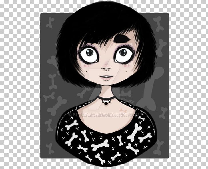 Drawing Black Hair Cartoon Goth Subculture PNG, Clipart, Bad To The Bone, Black, Black Hair, Brown Hair, Cartoon Free PNG Download