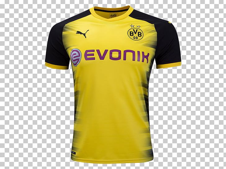 2017–18 UEFA Champions League Borussia Dortmund 2016–17 UEFA Champions League Jersey Football PNG, Clipart, Active Shirt, Borussia Dortmund, Brand, Christian Pulisic, Clothing Free PNG Download