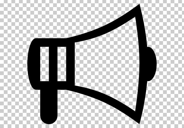 Computer Icons Online Advertising Megaphone PNG, Clipart, Advertising, Area, Black And White, Brand, Bullhorn Free PNG Download