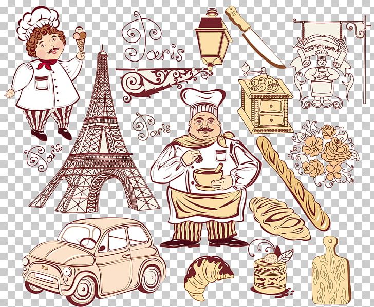 Paris Drawing Illustration PNG, Clipart, Art, Artwork, Bread, Camera Icon, Car Free PNG Download