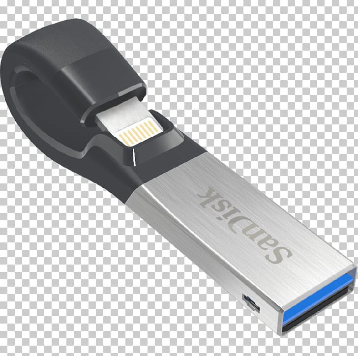 Lightning USB Flash Drives SanDisk IXpand USB 3.0 PNG, Clipart, Apple, Computer, Computer Data Storage, Data Storage, Data Storage Device Free PNG Download
