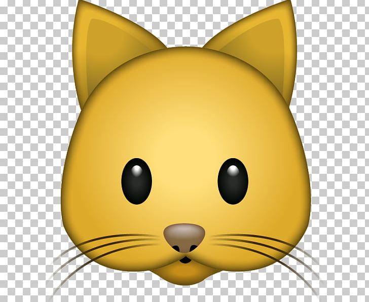 Cat Emoji Sticker Whiskers IPhone PNG, Clipart, Black Cat, Carnivoran, Cartoon, Cat Emoji, Cat Like Mammal Free PNG Download
