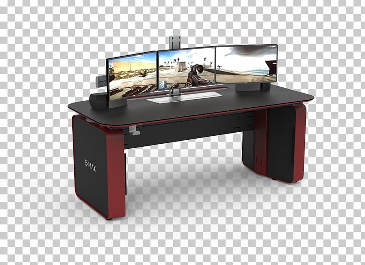 Sit-stand Desk Table Video Game Electronic Sports PNG, Clipart, Angle, Control Room, Desk, Desktop Environment, Display Device Free PNG Download