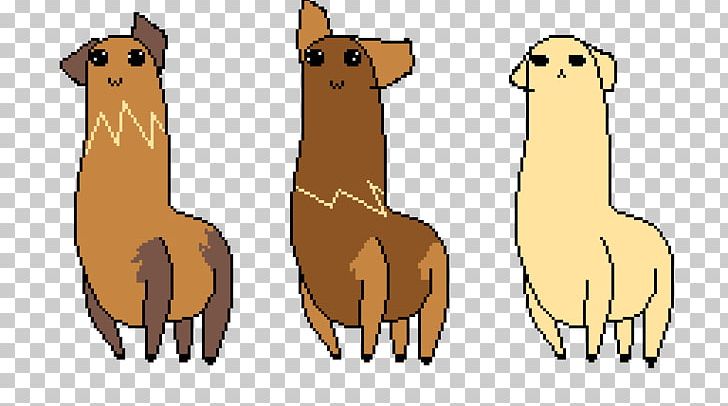 Llama Alpaca Dog Breed Pixel Art PNG, Clipart, Alpaca, Breed, Camel Like Mammal, Carnivoran, Cartoon Free PNG Download