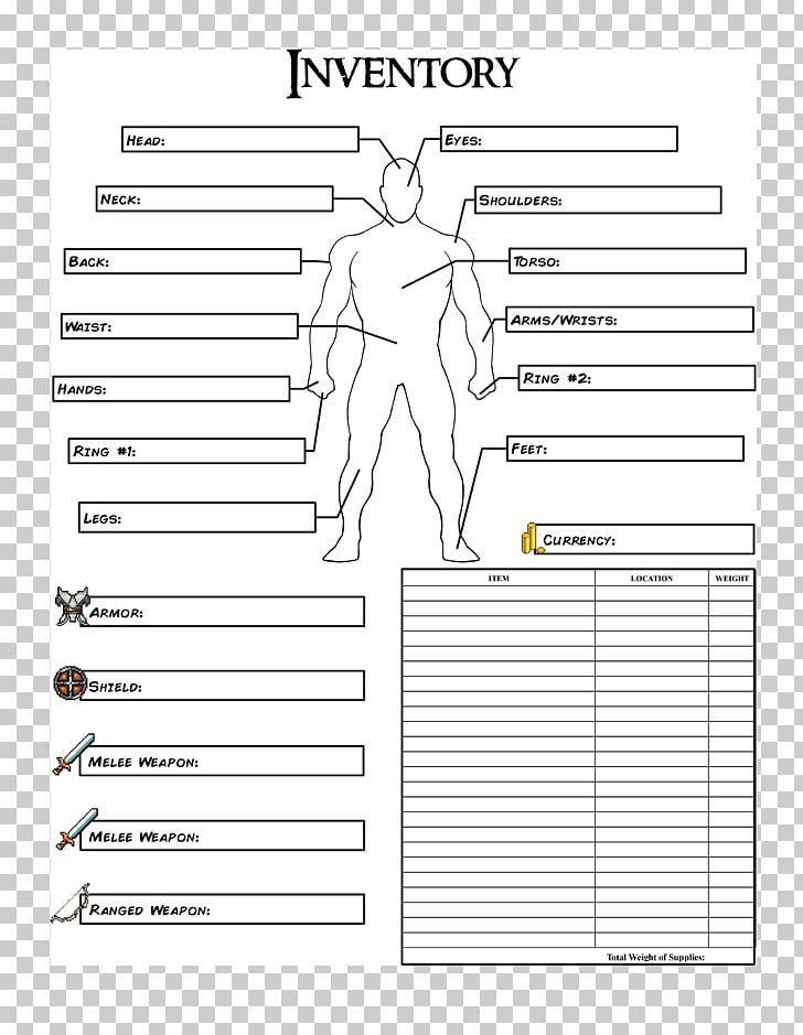 Dungeons & Dragons Online Pathfinder Roleplaying Game Character Sheet Character Creation PNG, Clipart, Adventure, Angle, Area, Black And White, Campaign Free PNG Download