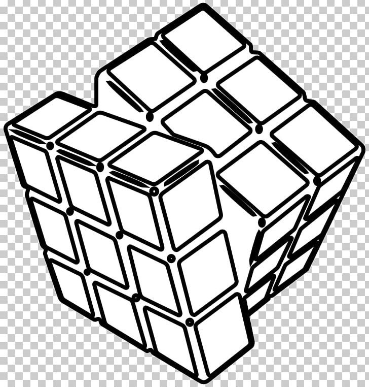 Rubiks Cube PNG, Clipart, Angle, Area, Art, Black And White, Clipart Free PNG Download