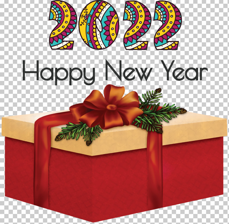 2022 Happy New Year 2022 New Year 2022 PNG, Clipart, Box, Gift, Happy New Year, Meter Free PNG Download