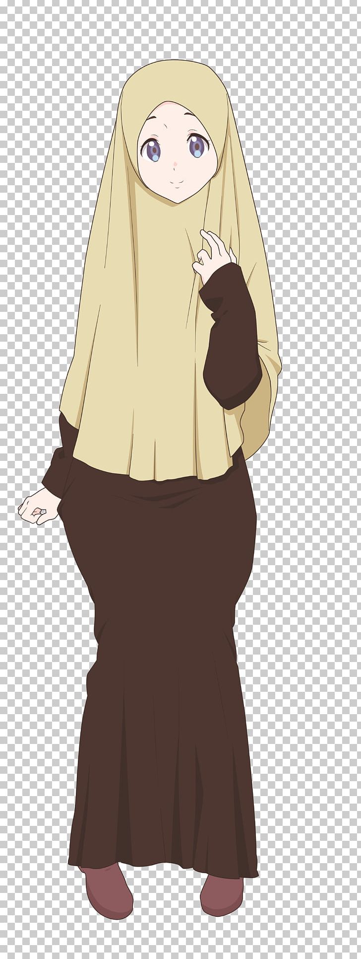 Anime Cartoon Female Woman Muslim PNG, Clipart, Anime, Arm, Art, Beyond The Boundary, Brown Hair Free PNG Download