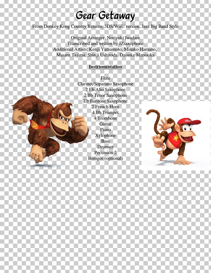 Donkey Kong Country Returns Super Smash Bros. For Nintendo 3DS And Wii U Donkey Kong Country 2: Diddy's Kong Quest Link PNG, Clipart,  Free PNG Download