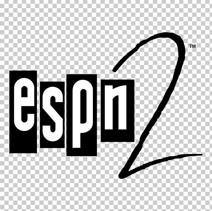 ESPN2 Graphics Logo PNG, Clipart, Area, Black, Black And White, Brand, Calligraphy Free PNG Download
