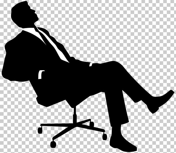 Chair Silhouette Sitting PNG, Clipart, Black, Black And White, Boss, Chair, Clip Art Free PNG Download