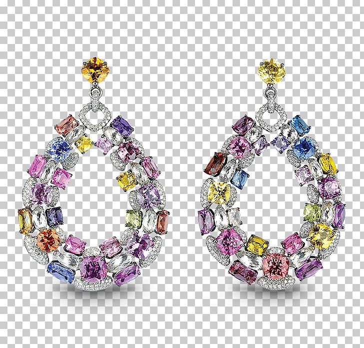 Earring Amethyst Jewellery Sapphire Jacob & Co PNG, Clipart, Amethyst, Amp, Birthstone, Body Jewelry, Cabochon Free PNG Download
