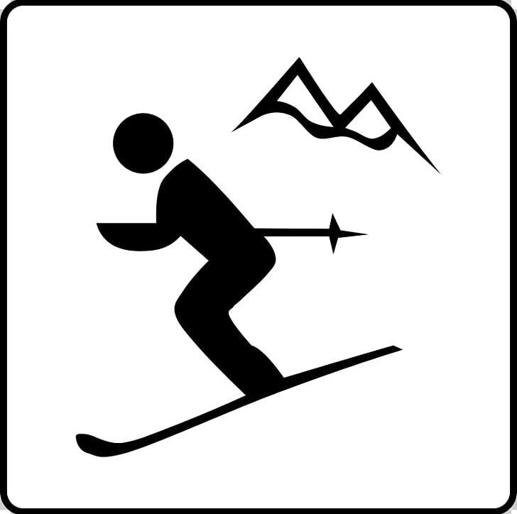 Alpine Skiing PNG, Clipart, Angle, Area, Art, Black, Black And White Free PNG Download