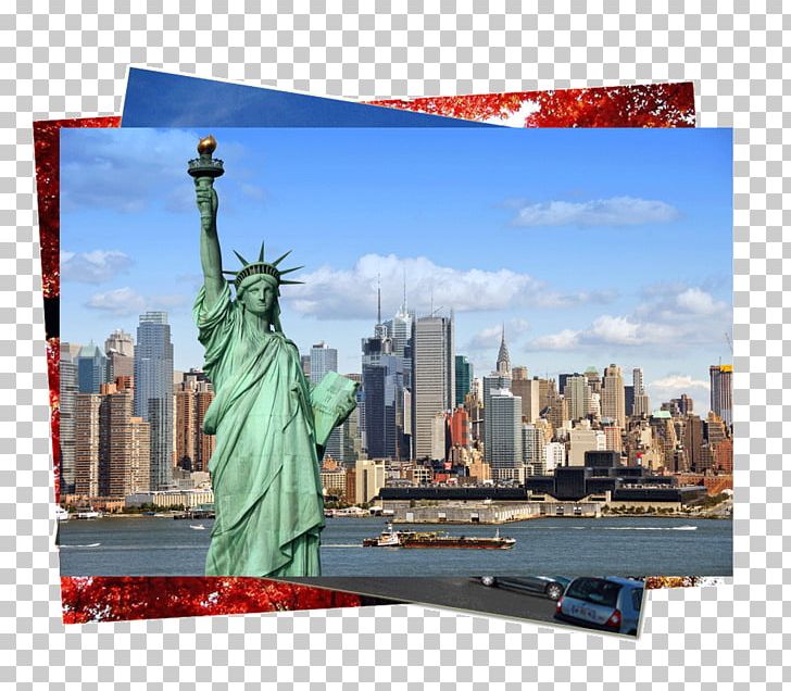 Statue Of Liberty Empire State Building Santa Monica Travel Vacation PNG, Clipart, Advertising, Banner, Building, City, Display Advertising Free PNG Download