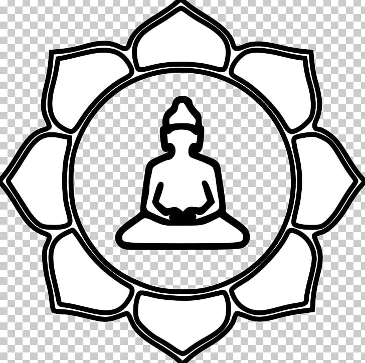 Buddhist Symbolism Buddhism Dharmachakra PNG, Clipart, Area, Artwork, Black And White, Buddha Cliparts, Buddhism Free PNG Download