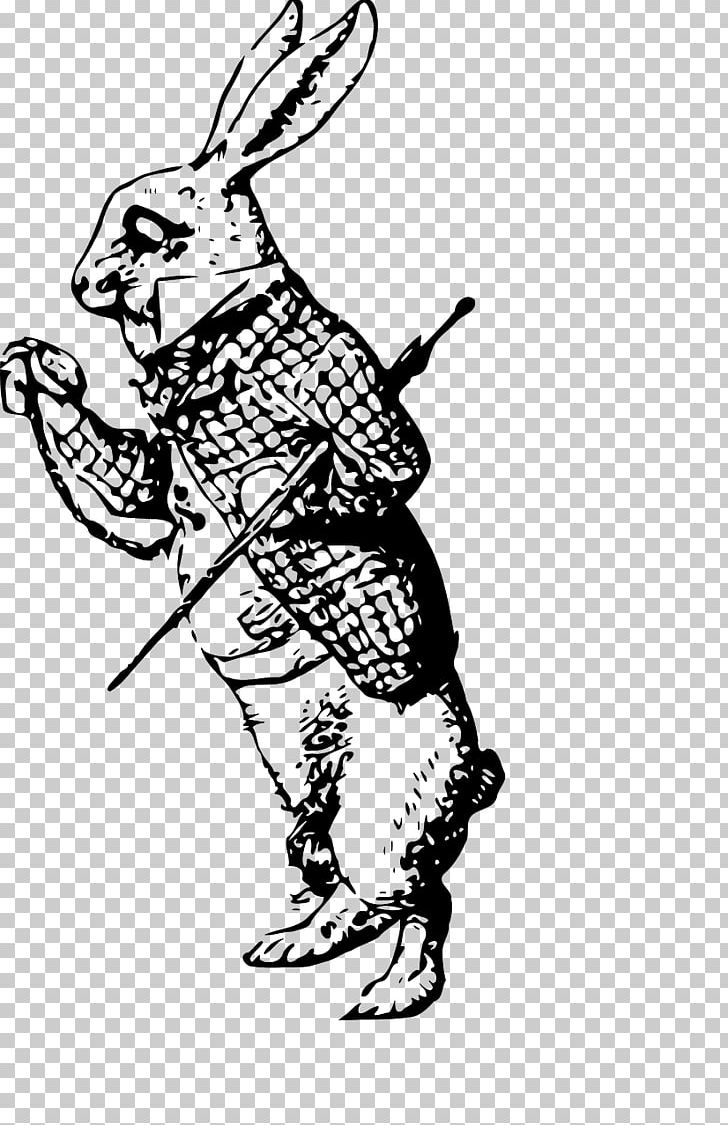 White Rabbit Drawing Line Art PNG, Clipart, Animals, Arm, Black And White, Cartoon, Clothing Free PNG Download