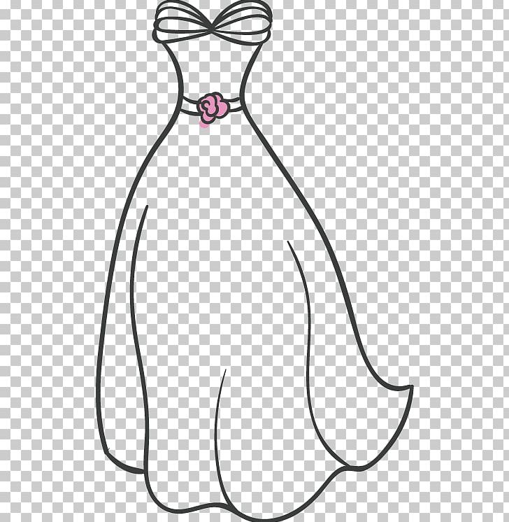 Dress Black And White Drawing Wedding PNG, Clipart, Bride, Clothing, Elements Vector, Formal Wear, Holidays Free PNG Download