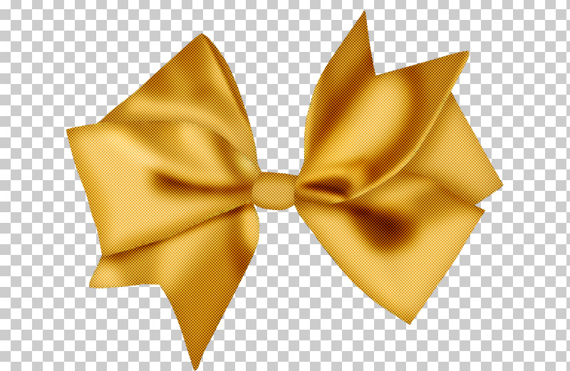 Bow Tie PNG, Clipart, Bow Tie, Gold, Ribbon, Satin, Yellow Free PNG Download
