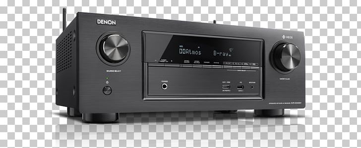 Denon AVR-X3400H 7.2 Channel AV Receiver Home Theater Systems Dolby Atmos PNG, Clipart, Amplifier, Audio, Audio Equipment, Electronic Device, Electronic Instrument Free PNG Download